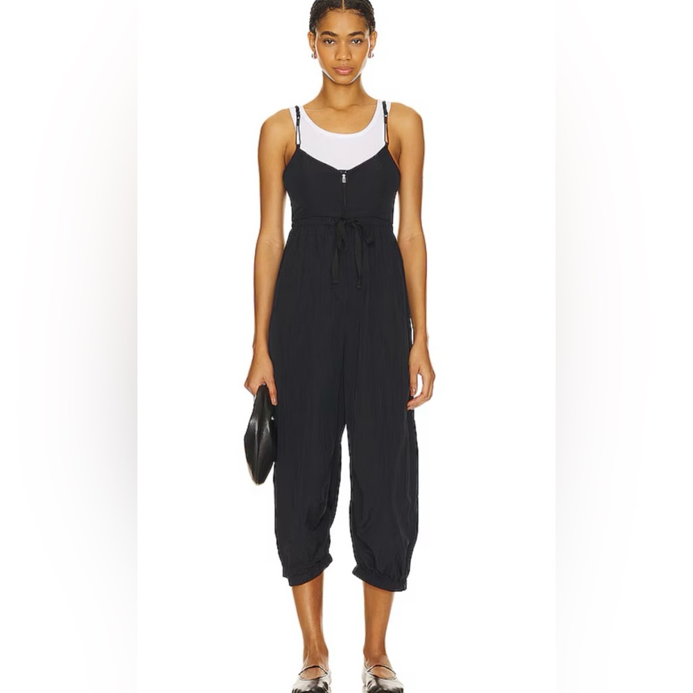 Free People FP Movement Down to Earth Jumpsuit Black XS NWT Excellent